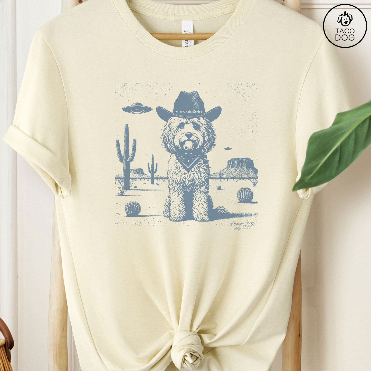 Cavapoo Cowboy UFO Ink T-Shirt