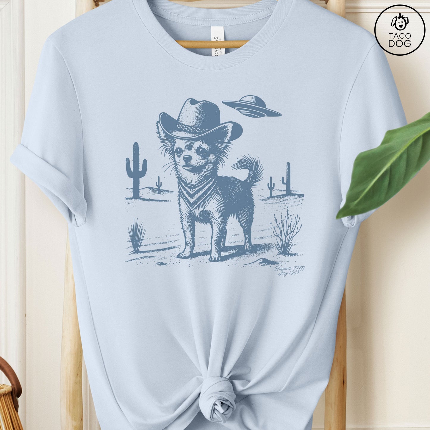Chihuahua Ink Cowboy UFO T-Shirt