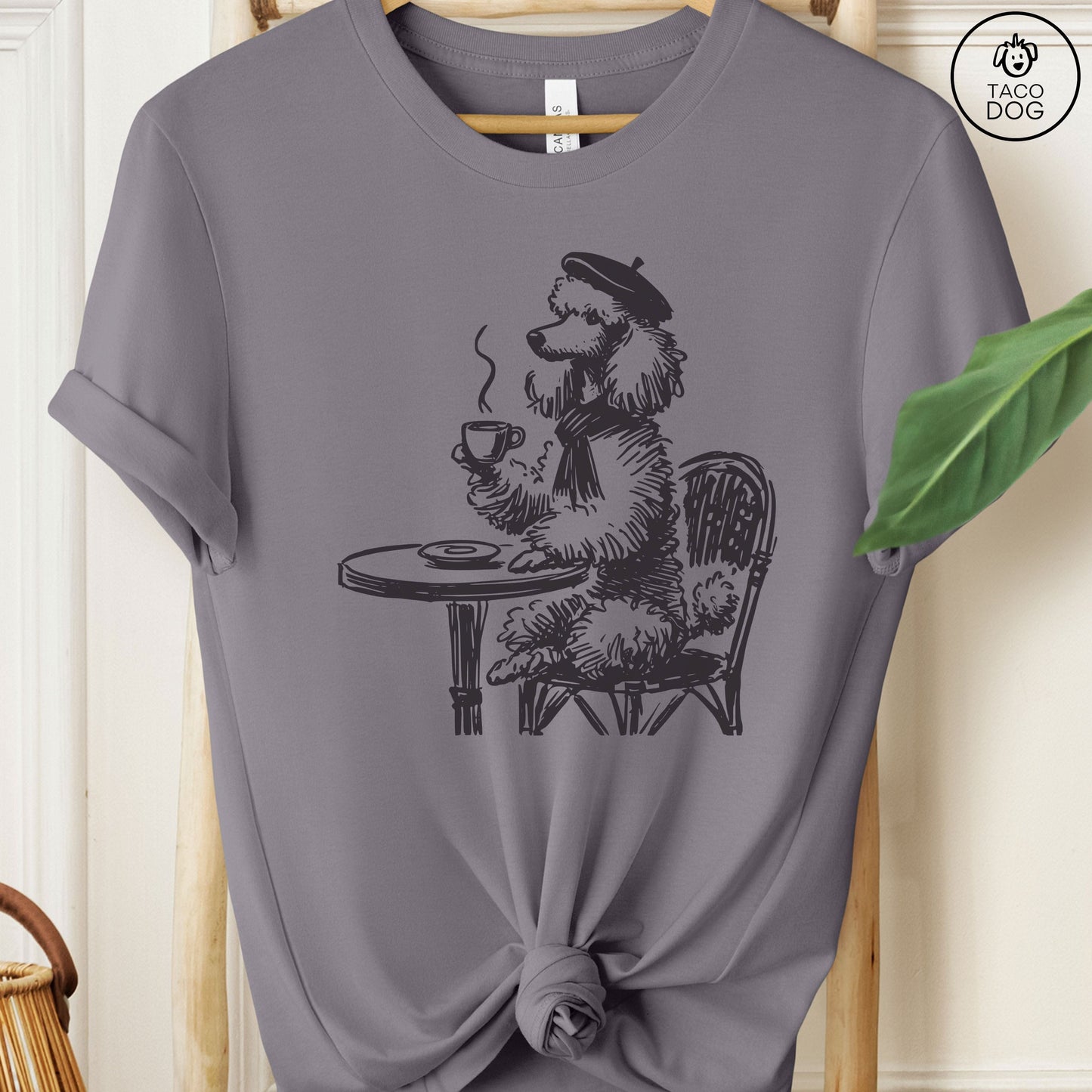 Poodle Paris France T-Shirt
