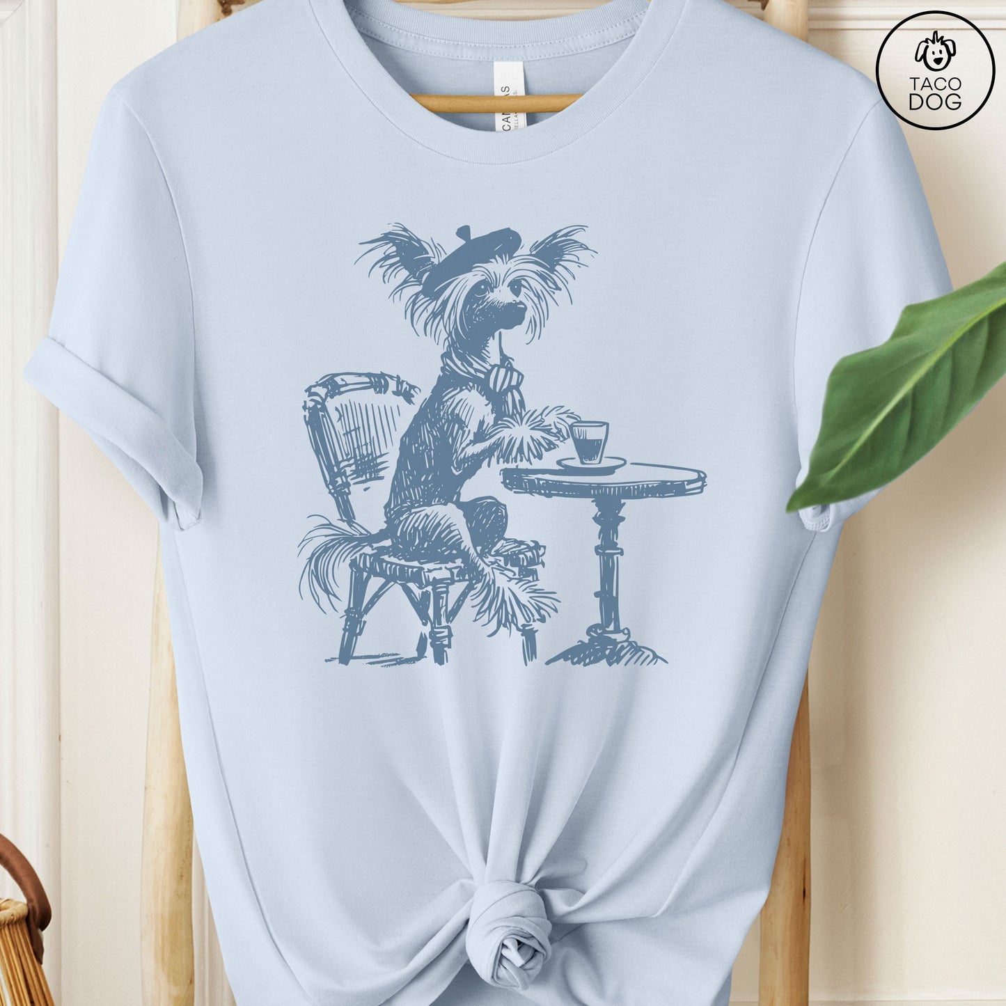 Chinese Crested Paris Coffee T-Shirt