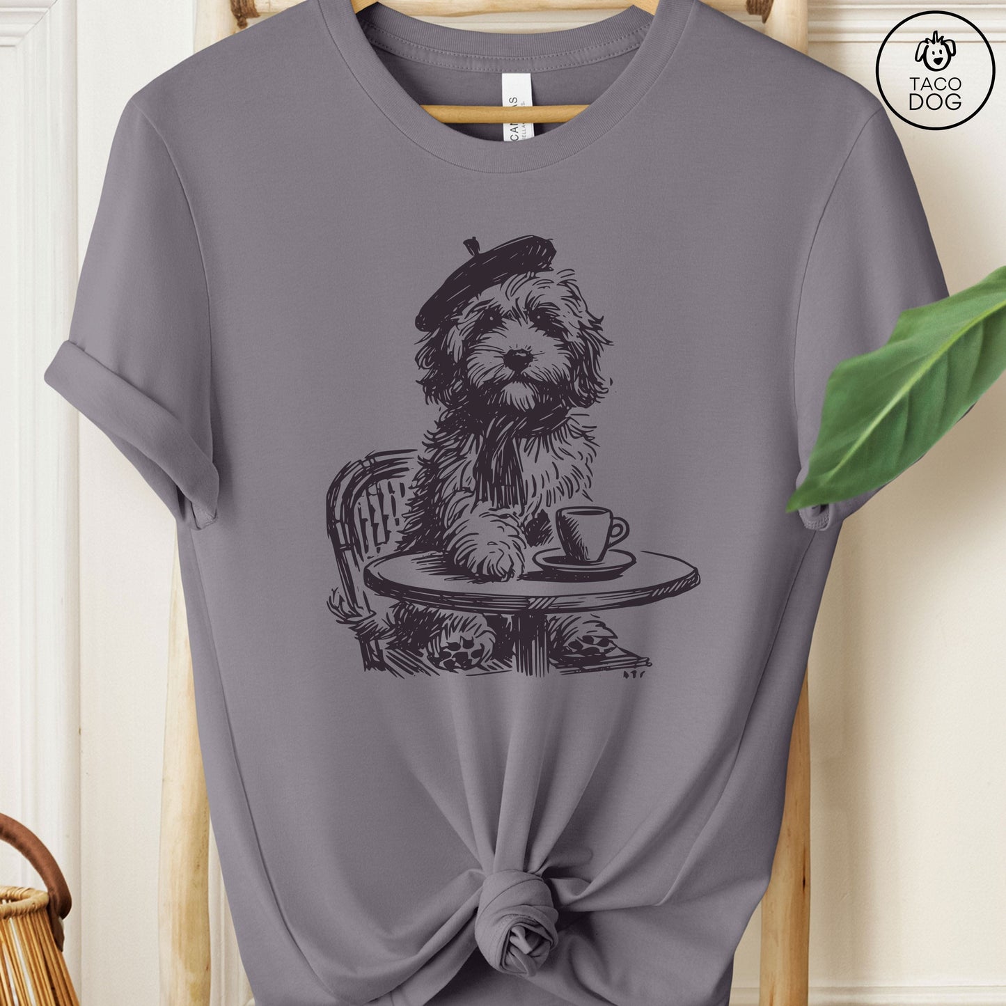 Cavapoo Cafe Coffee Paris France T-Shirt