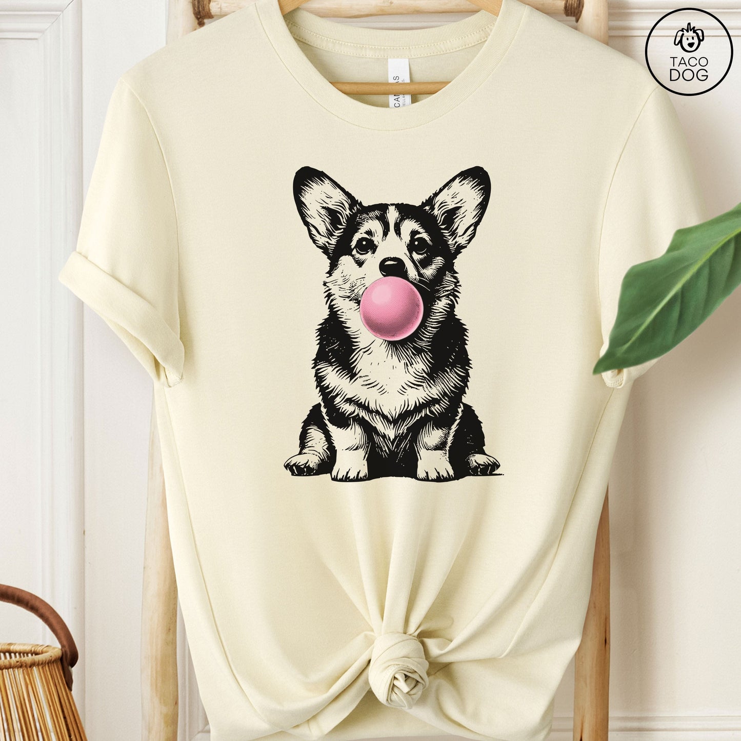 Corgi Gum Bubblegum T-Shirt
