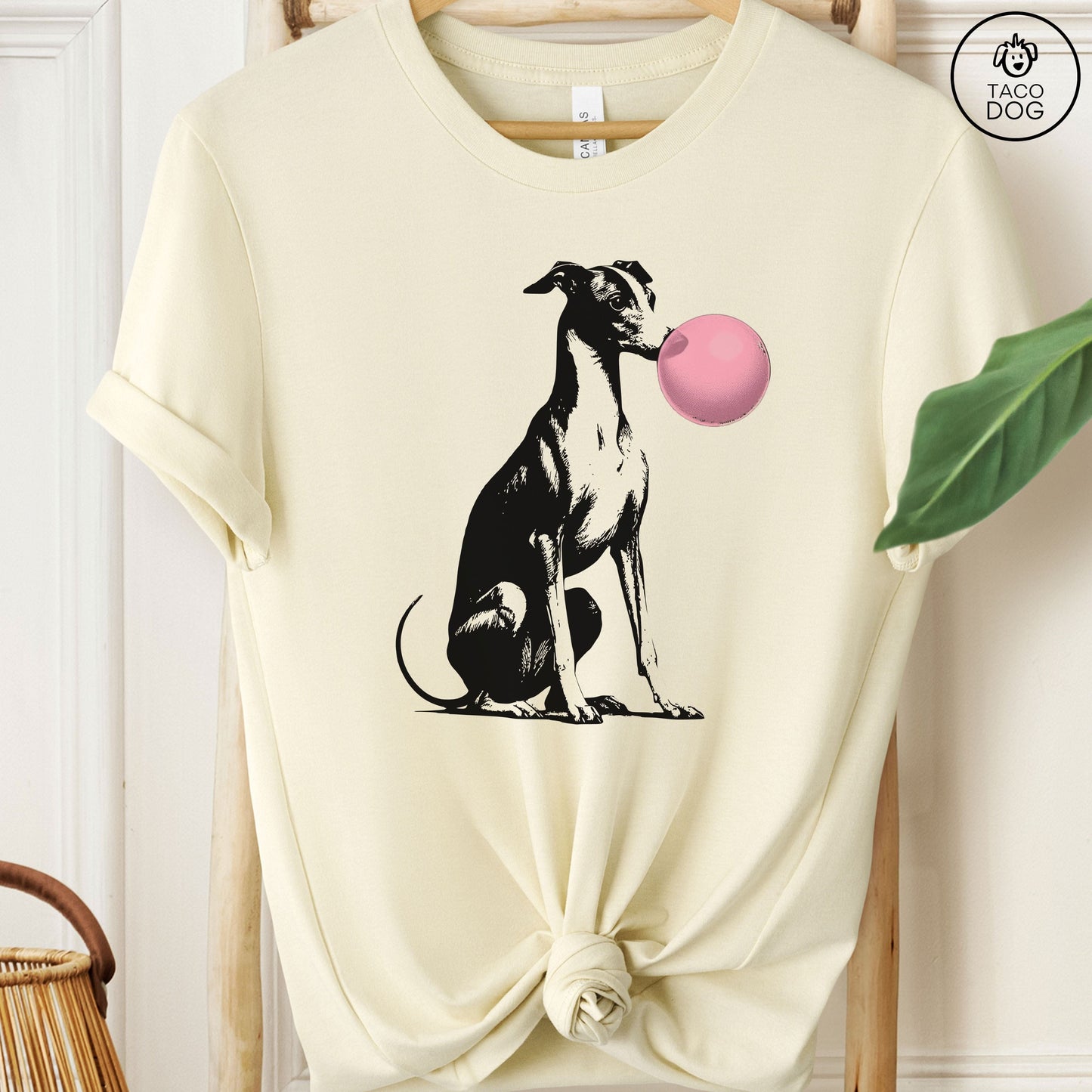 Greyhound, Whippet, Italian Greyhound, Iggy Gum Bubblegum T-Shirt