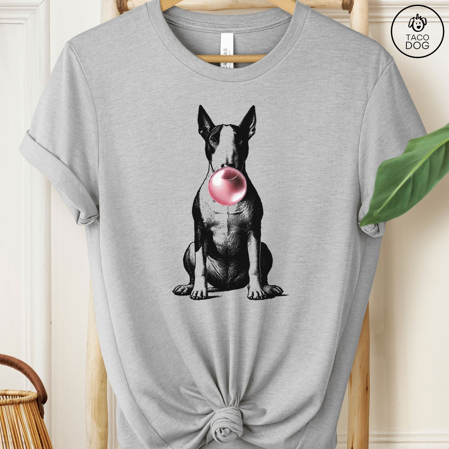 Bull Terrier Bully Gum Bubblegum T-Shirt