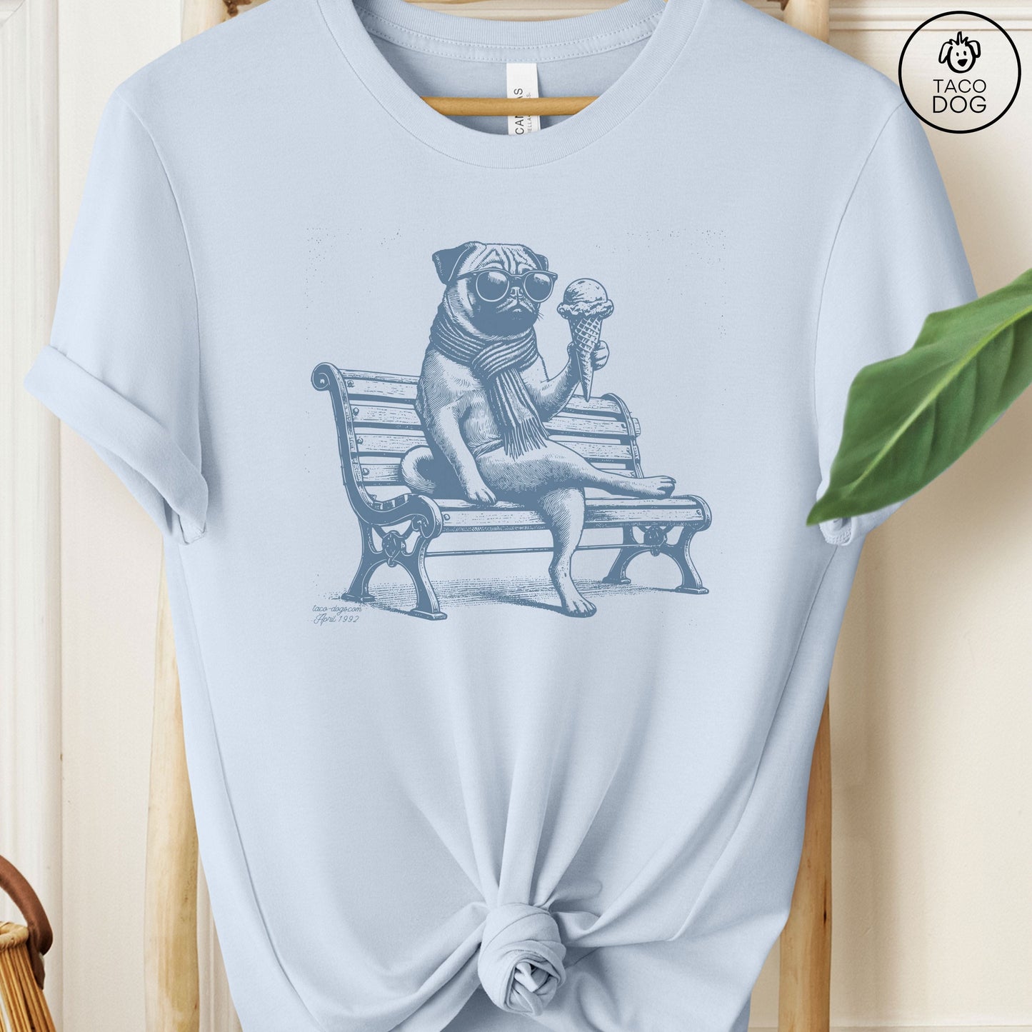 Pug Ice Cream T-Shirt