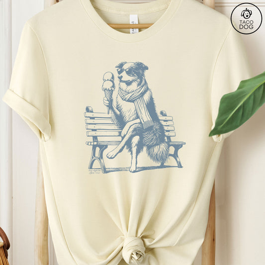 Aussie Ice Cream T-Shirt Natural Taco-Dog