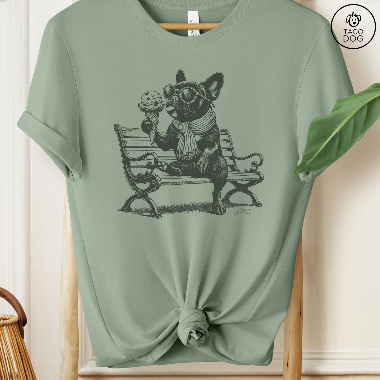 Frenchie Ice Cream T-Shirt