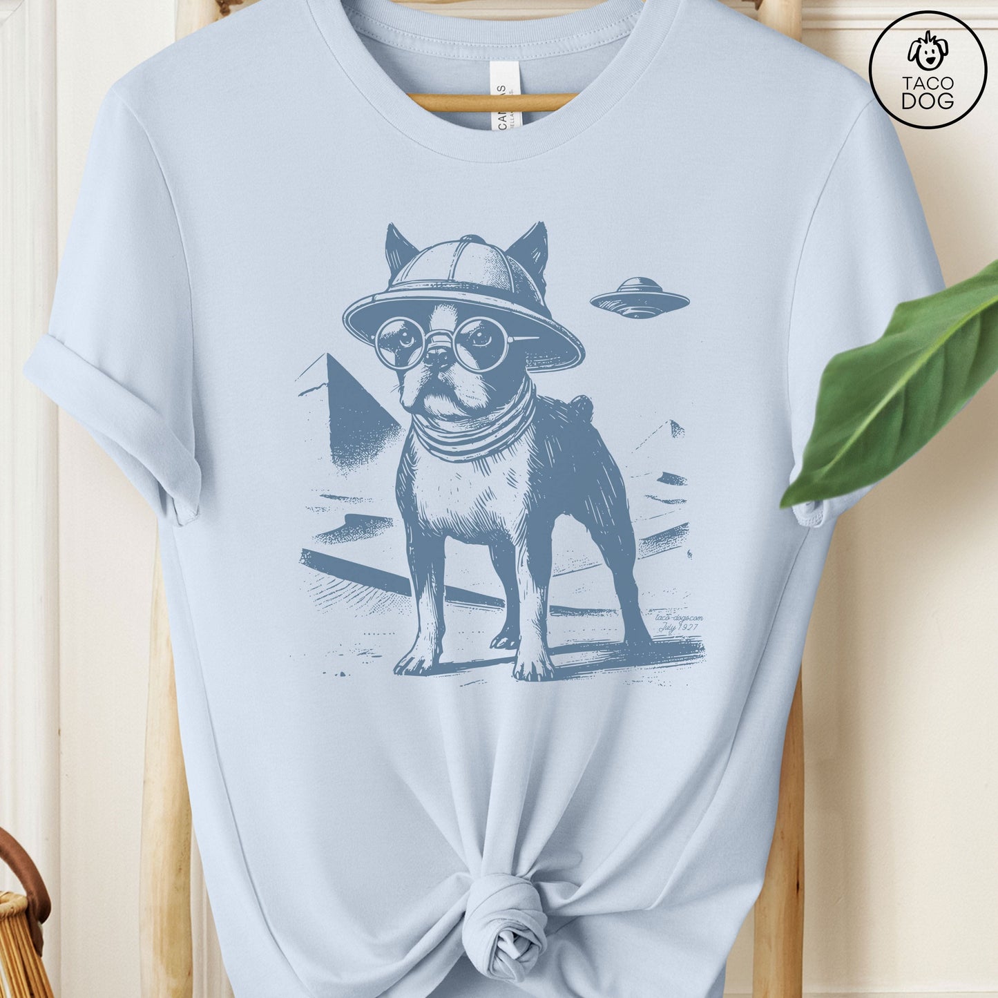 Boston Terrier Pyramid Egypt T-Shirt