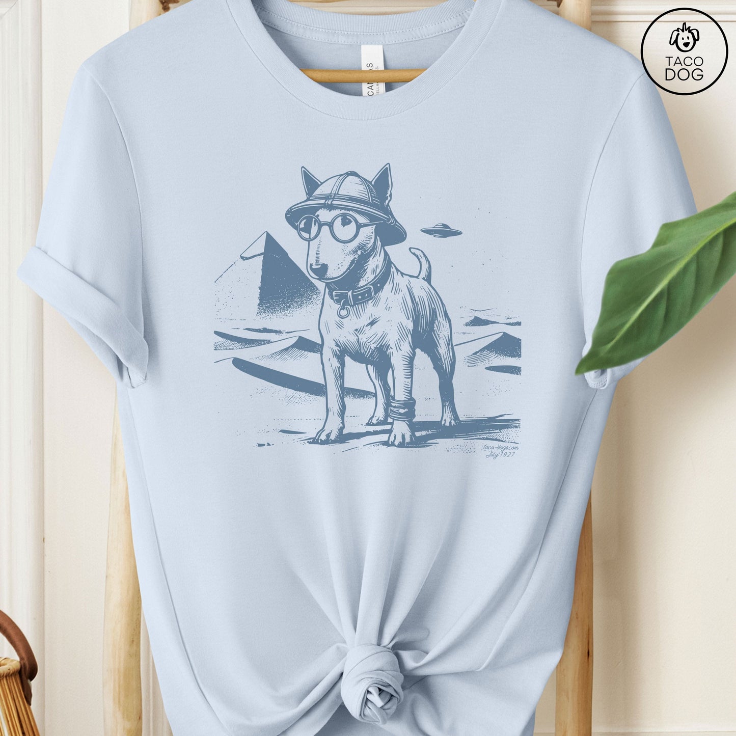 Bully Bull Terrier Pyramids Egypt T-Shirt