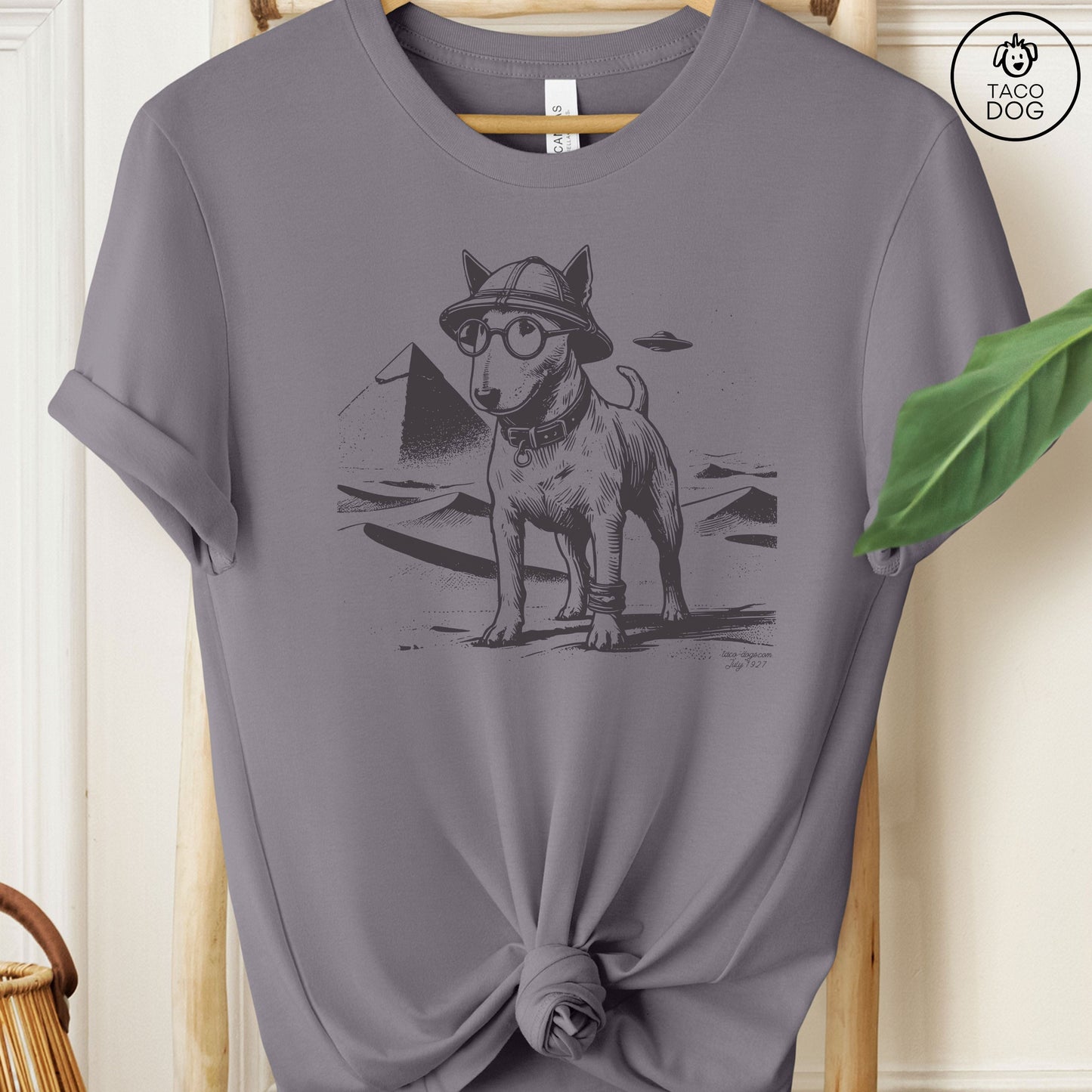Bully Bull Terrier Pyramids Egypt T-Shirt