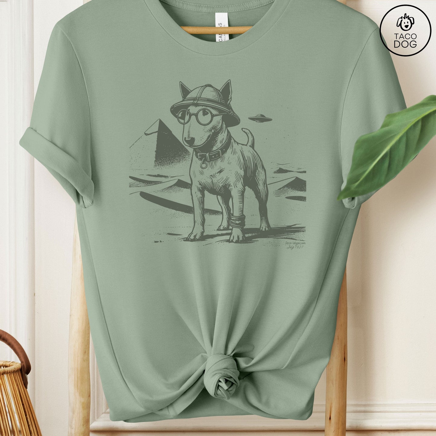 Bully Bull Terrier Pyramids Egypt T-Shirt