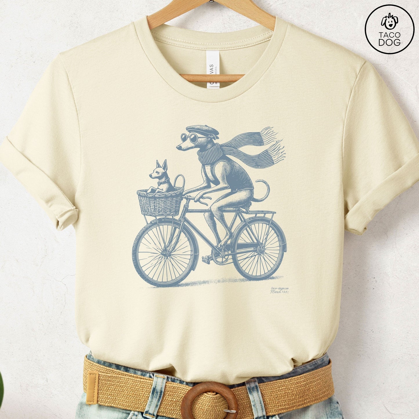 Greyhound Whippet Italian Greyhound Iggy Bicycle Bike T-Shirt