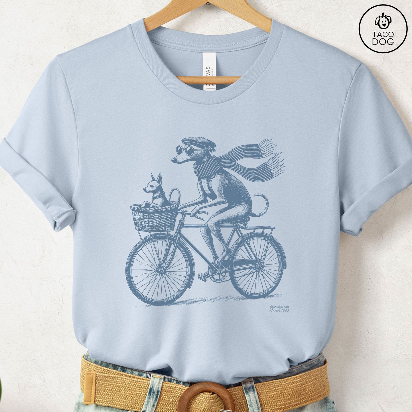 Greyhound Whippet Italian Greyhound Iggy Bicycle Bike T-Shirt