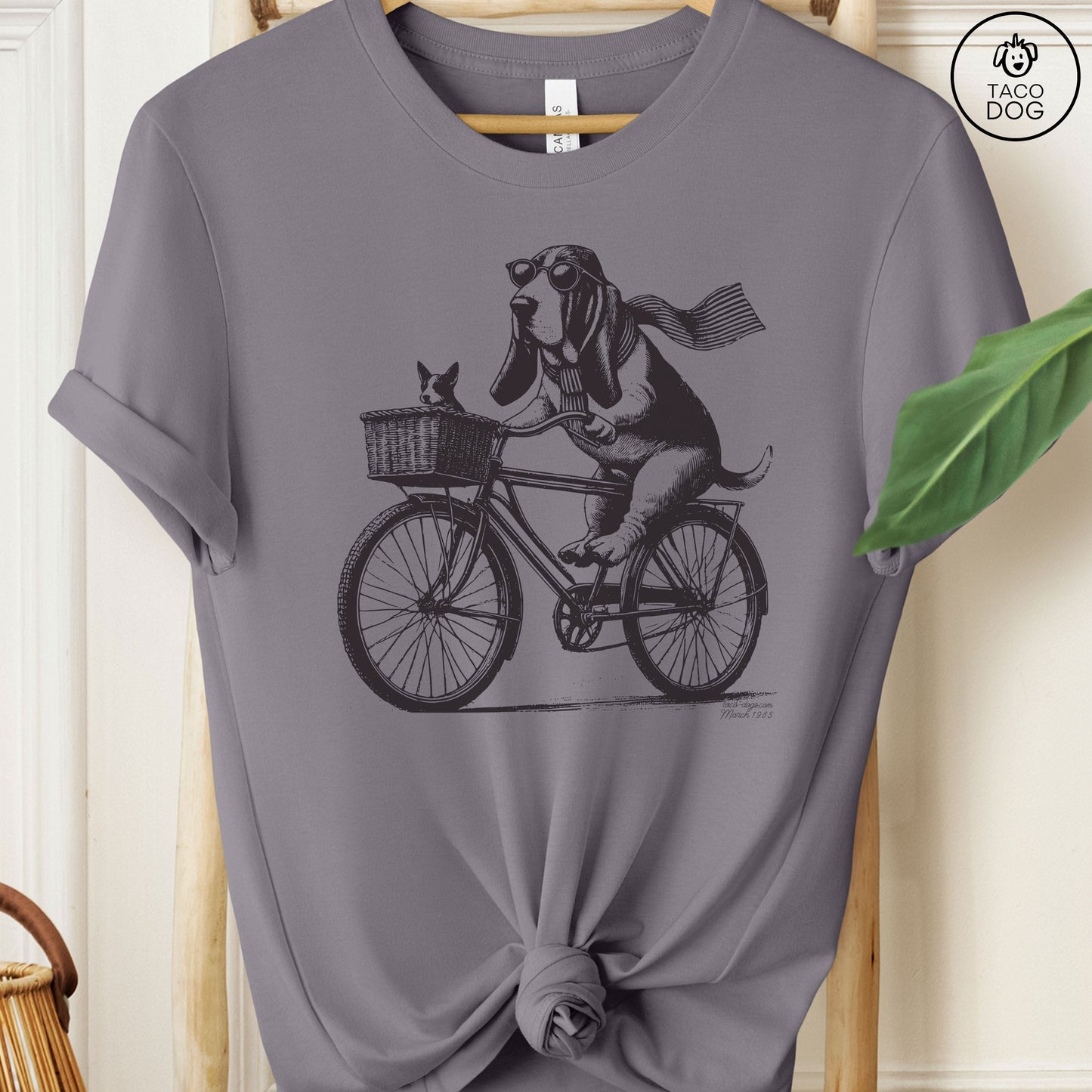 Basset Hound Bike Bicycle T-Shirt