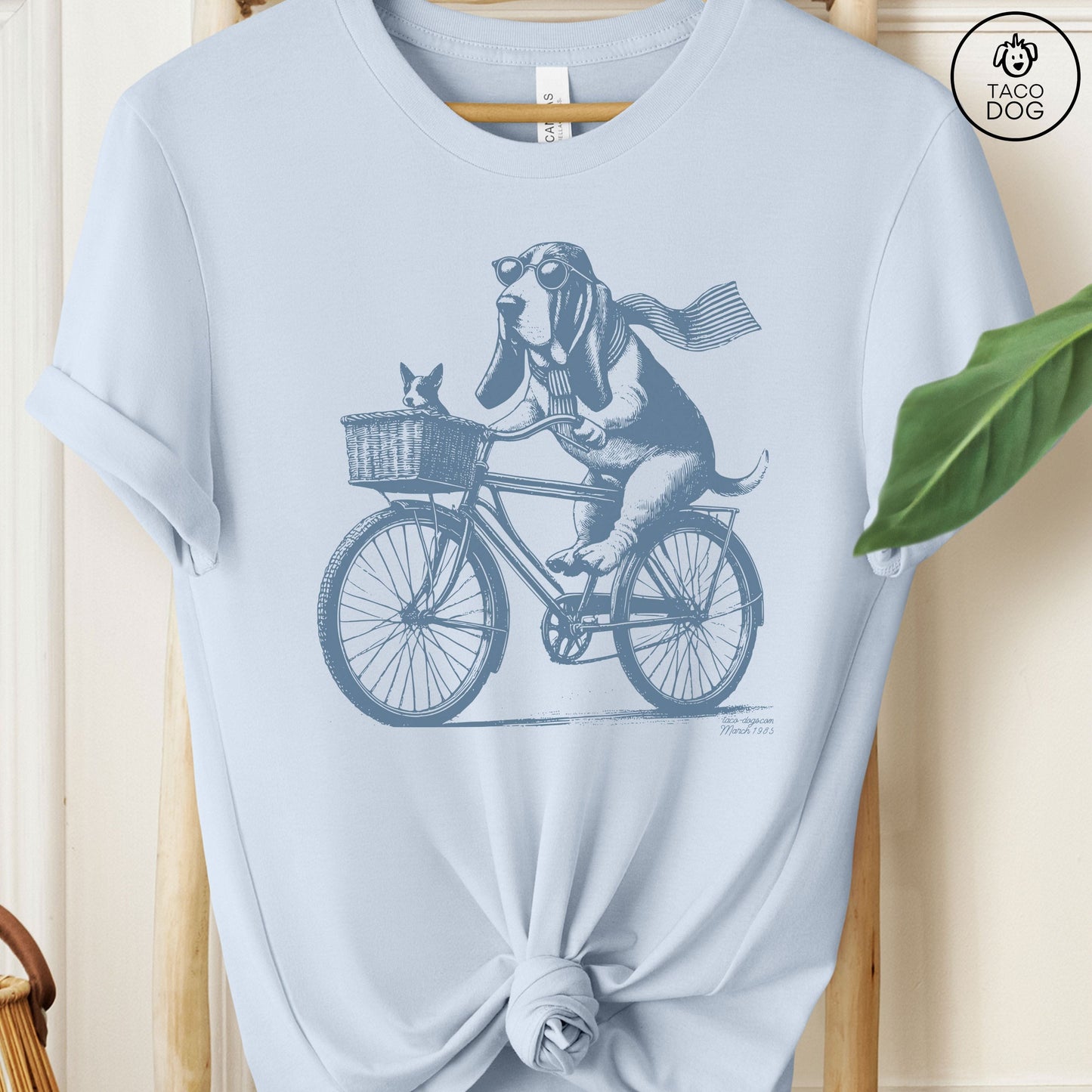 Basset Hound Bike Bicycle T-Shirt