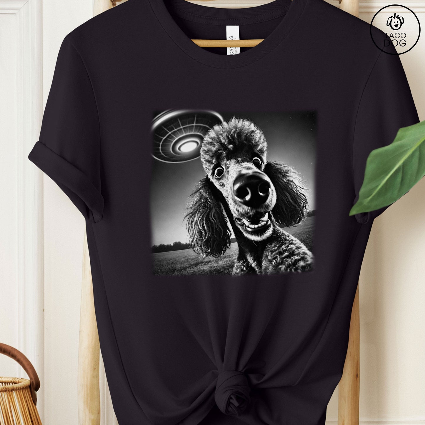 Poodle UFO Selfie T-Shirt