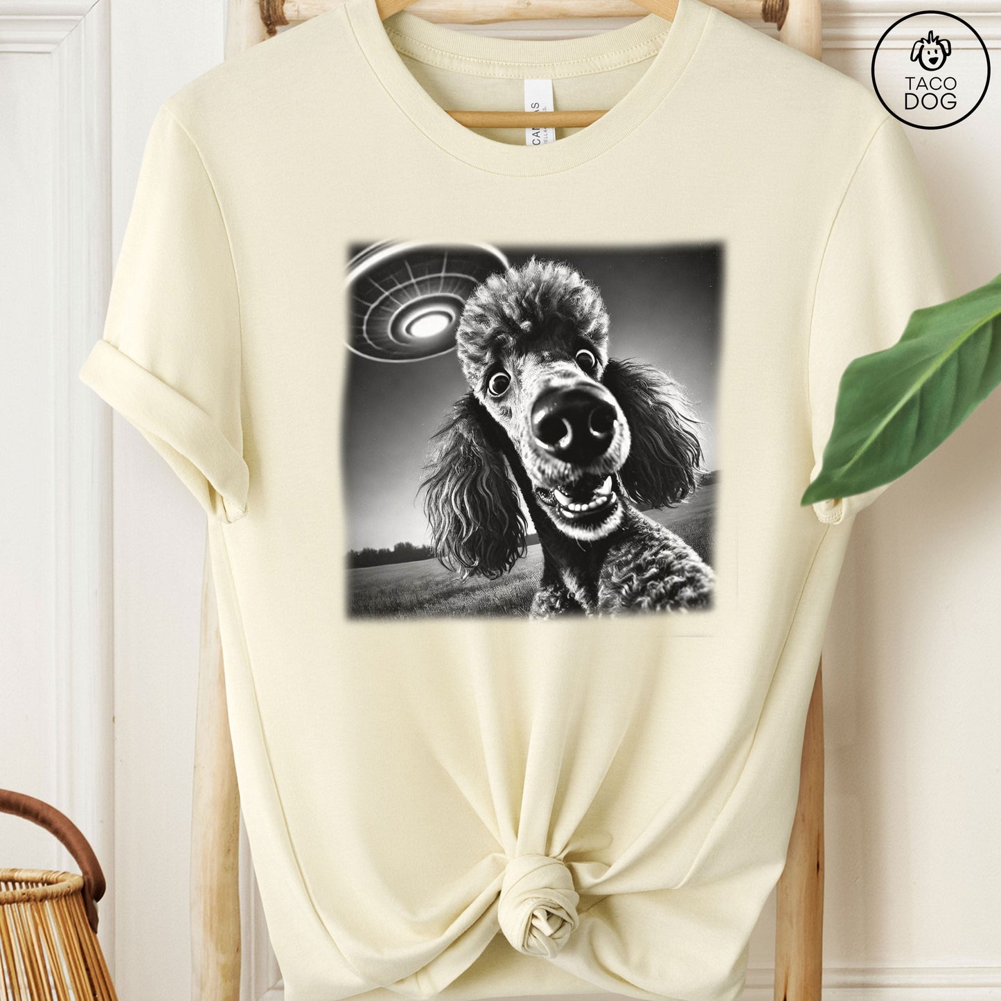 Poodle UFO Selfie T-Shirt