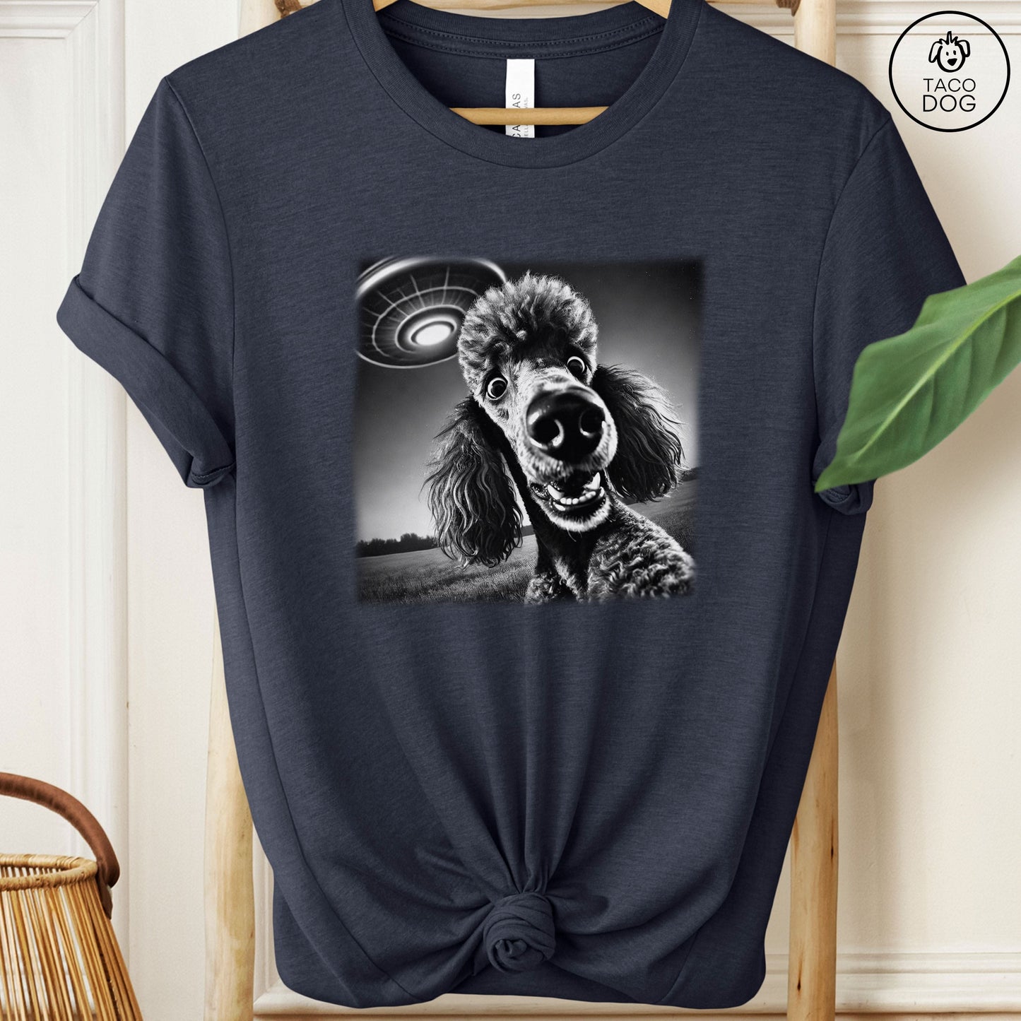 Poodle UFO Selfie T-Shirt