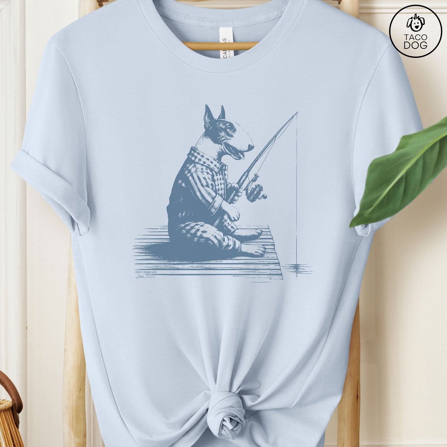 Bully Bull Terrier Fishing T-Shirt