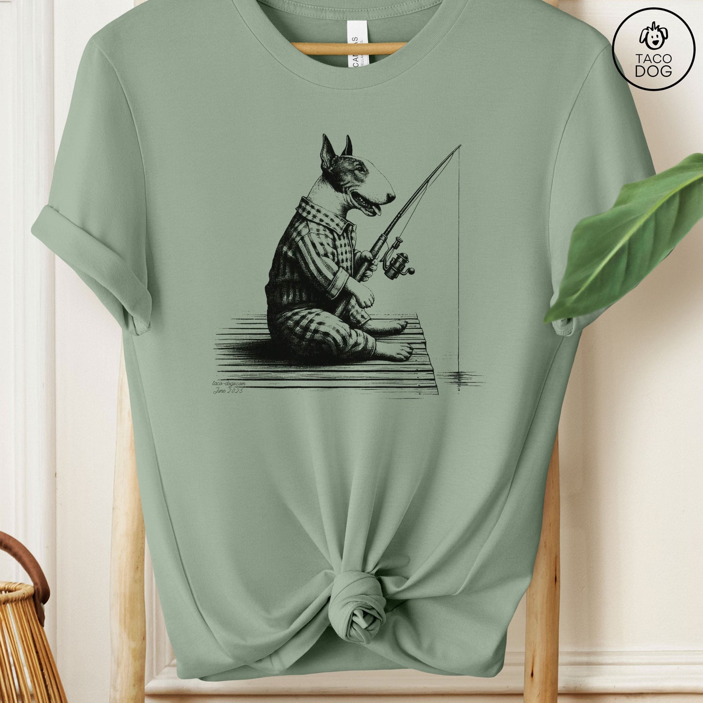 Bully Bull Terrier Fishing T-Shirt