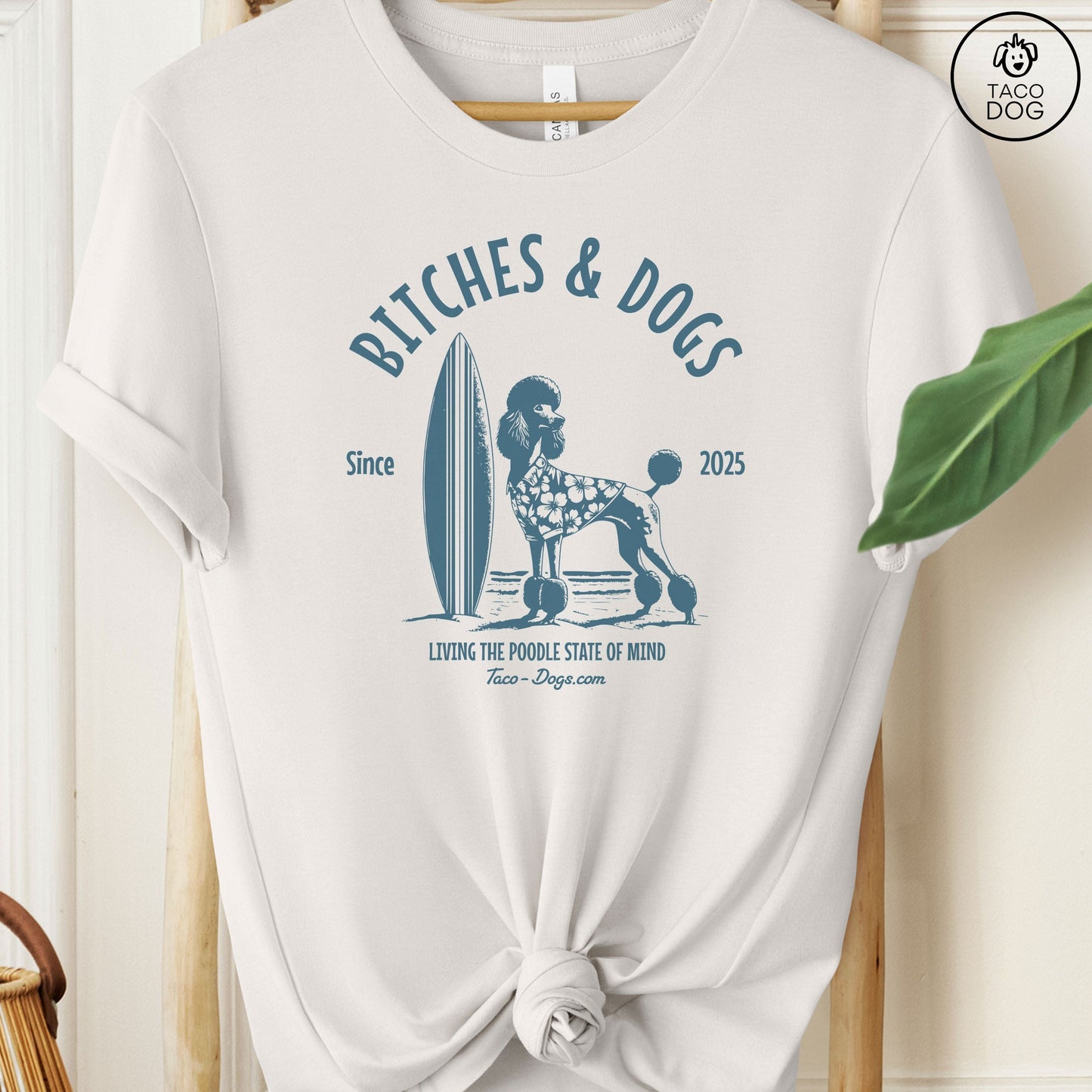 Bitches & Dogs Poodle Surf T-Shirt