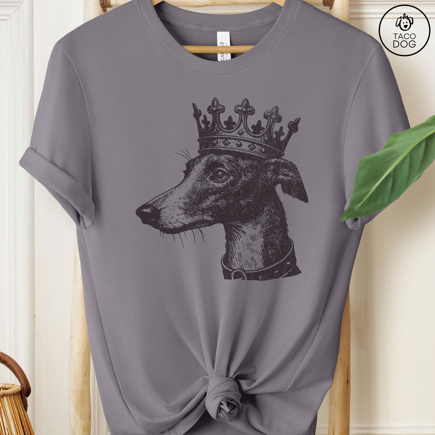 Greyhound Whippet Iggy Crown T-Shirt