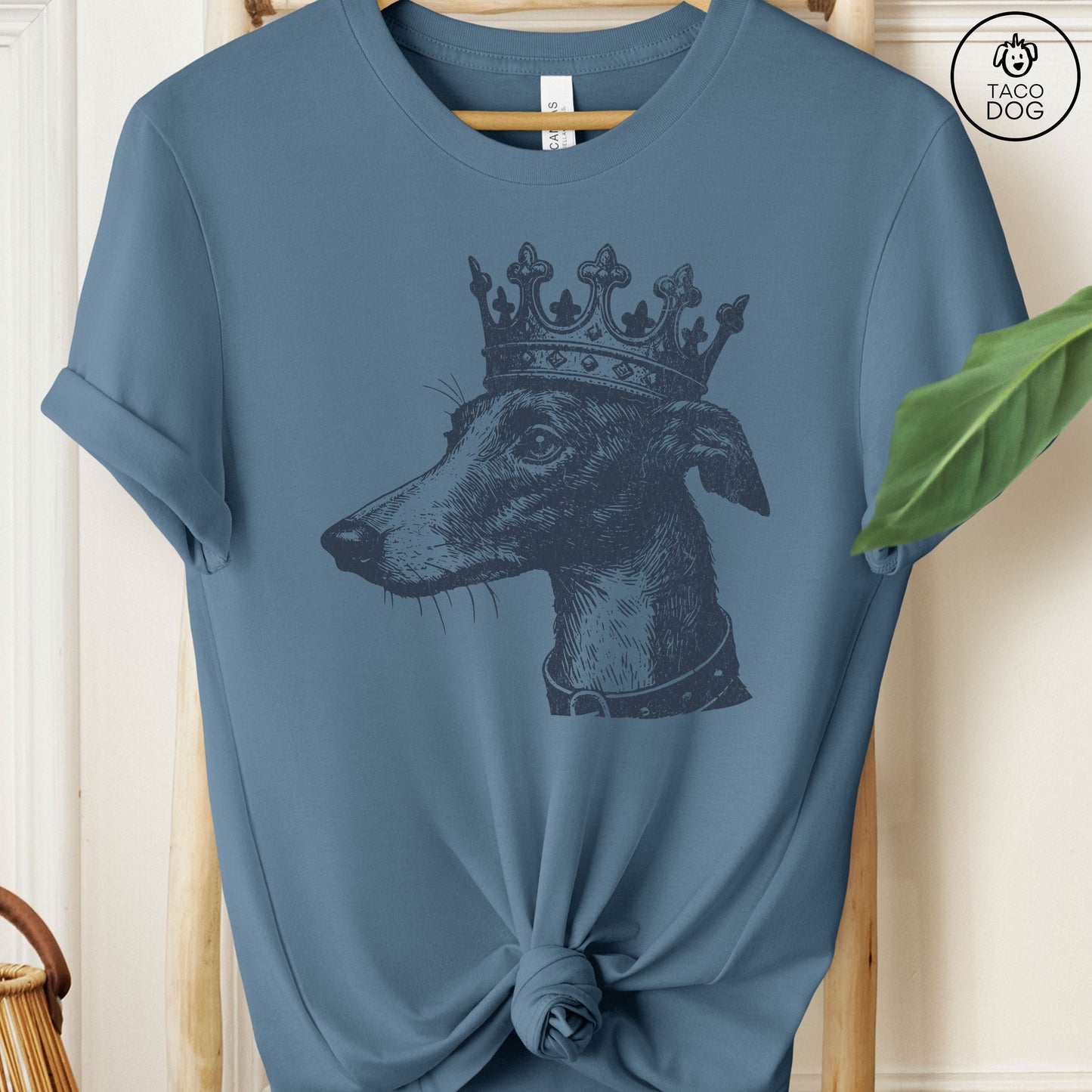 Greyhound Whippet Iggy Crown T-Shirt