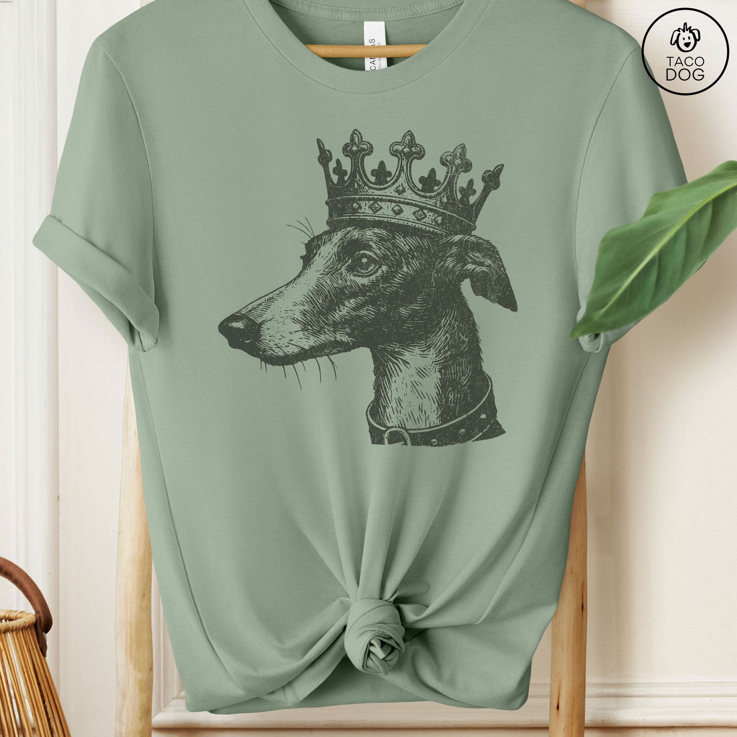 Greyhound Whippet Iggy Crown T-Shirt