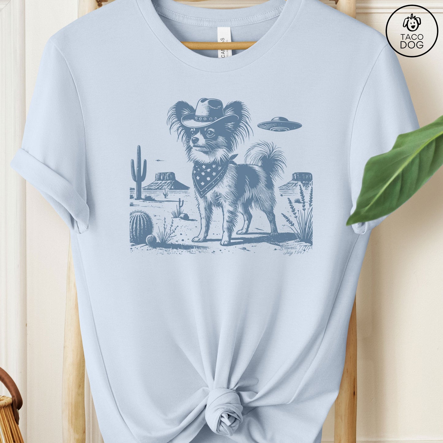 Papillon Cowboy Ink Space Cowboy UFO T-Shirt