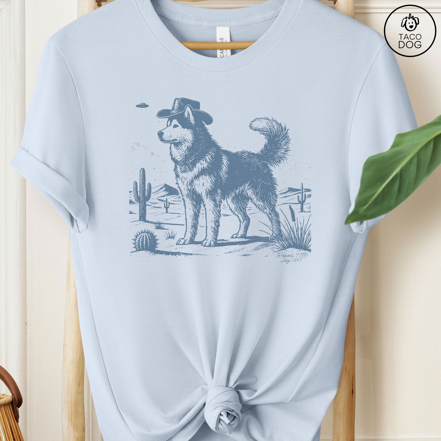Husky Cowboy Ink Space Cowboy UFO T-Shirt