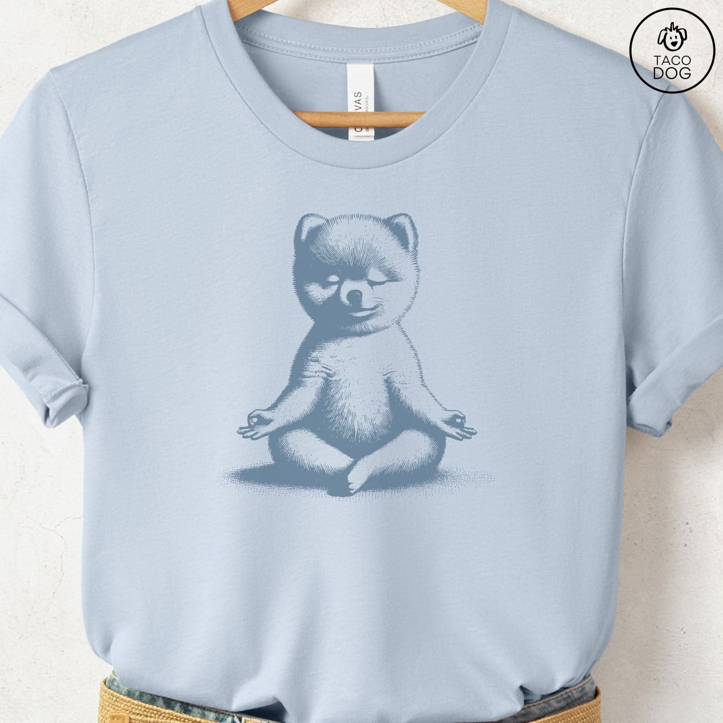 Pomeranian Meditate Yoga T-Shirt
