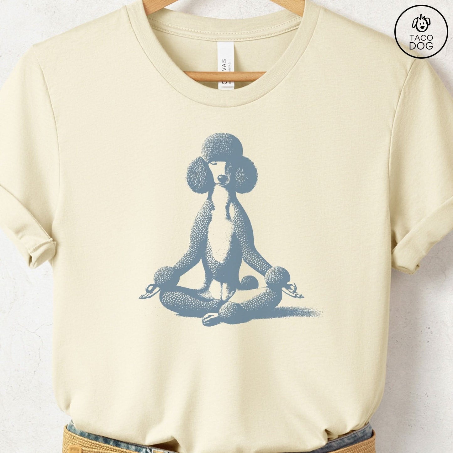 Poodle Meditate Yoga T-Shirt