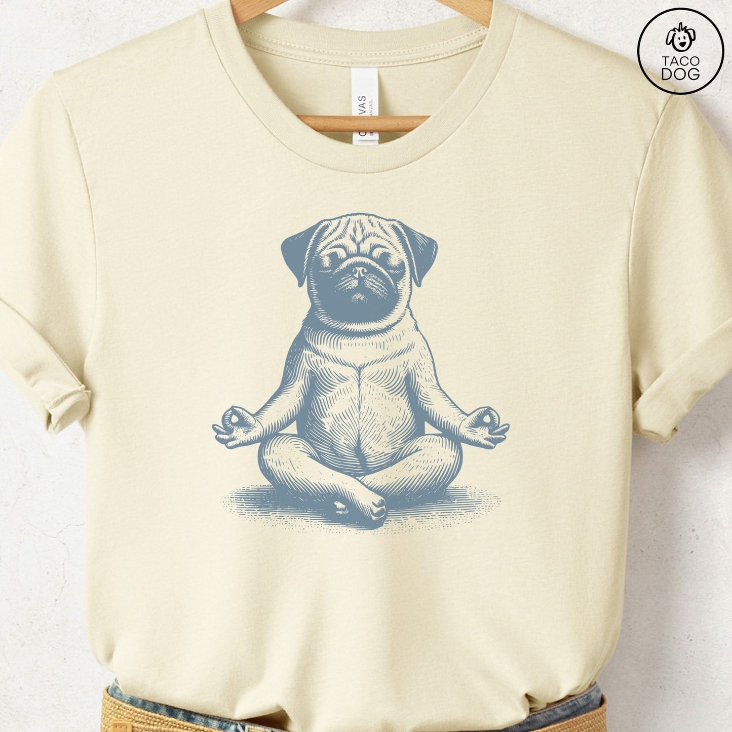 Pug Meditate Yoga T-Shirt
