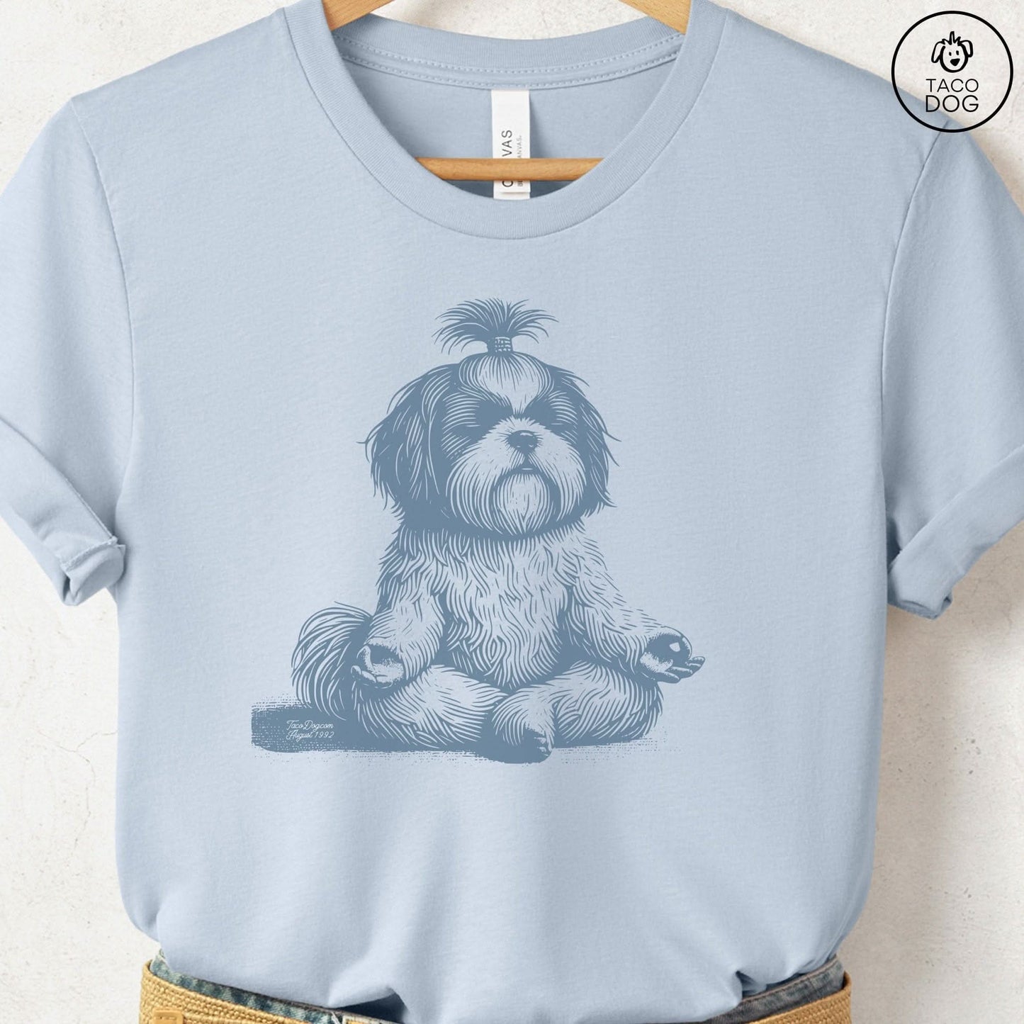 Shih Tzu Meditate Yoga T-Shirt