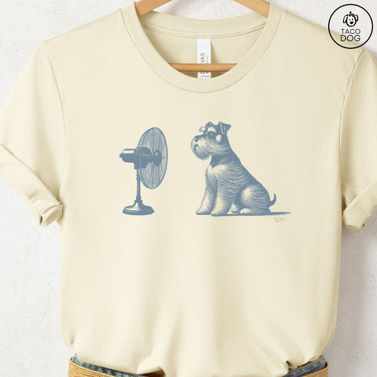 Schnauzer Fan T-Shirt Natural Taco-Dog