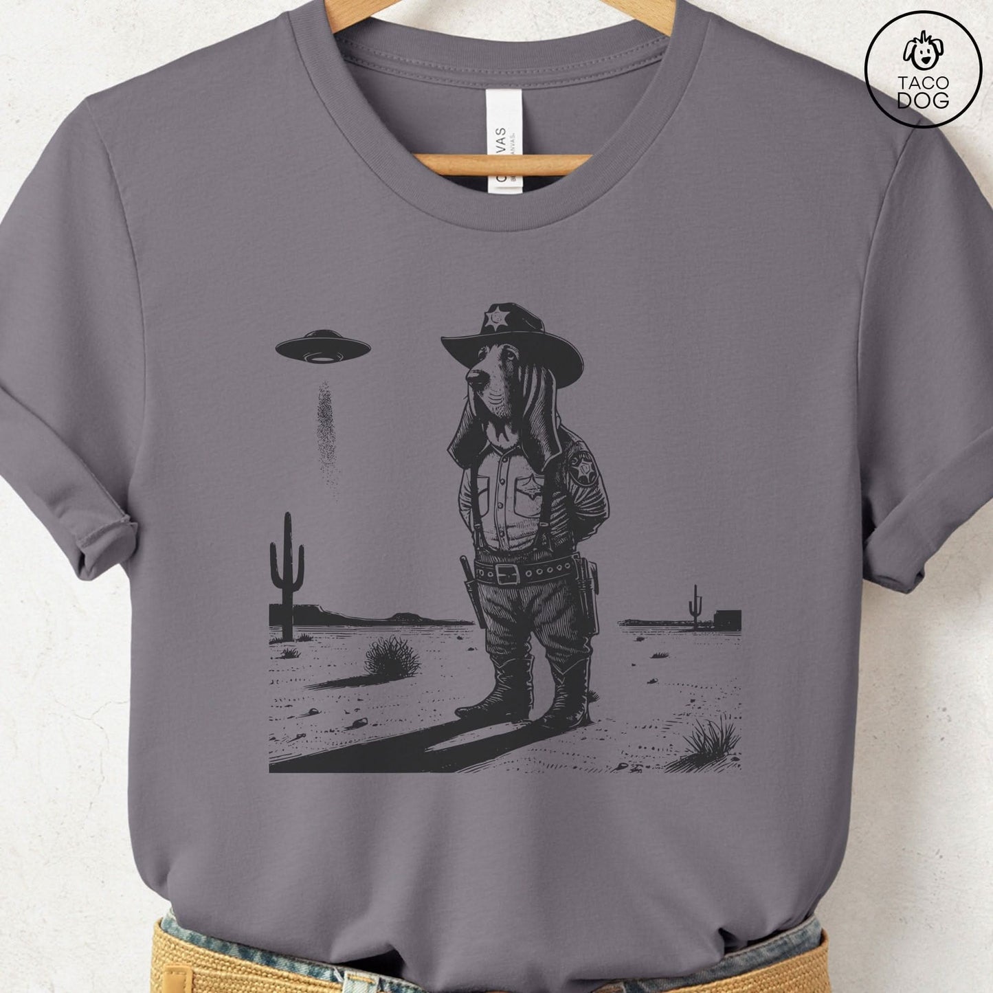 Basset Hound Sheriff T-Shirt