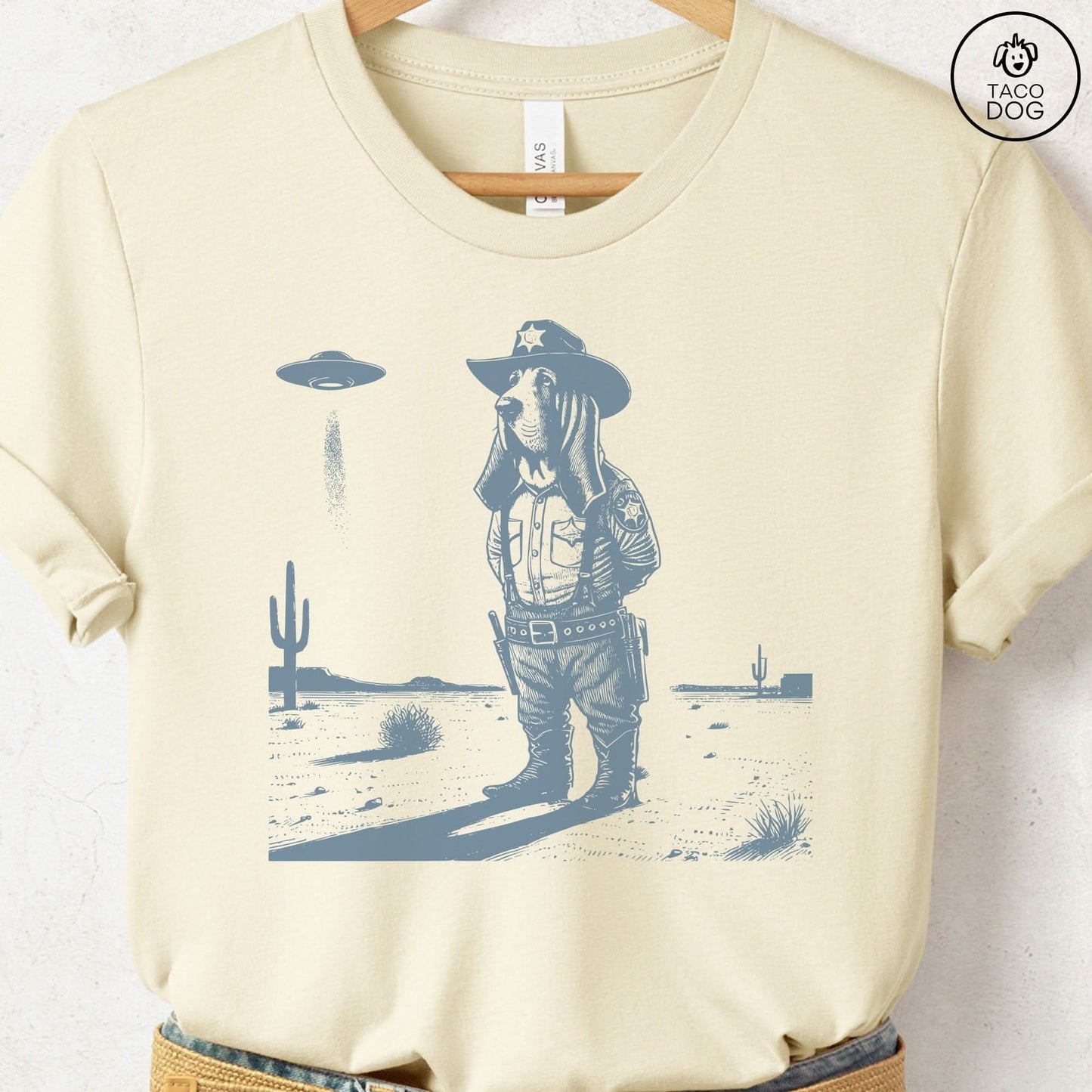 Basset Hound Sheriff T-Shirt