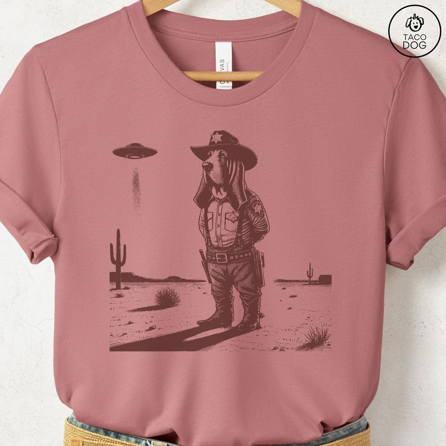 Basset Hound Sheriff T-Shirt