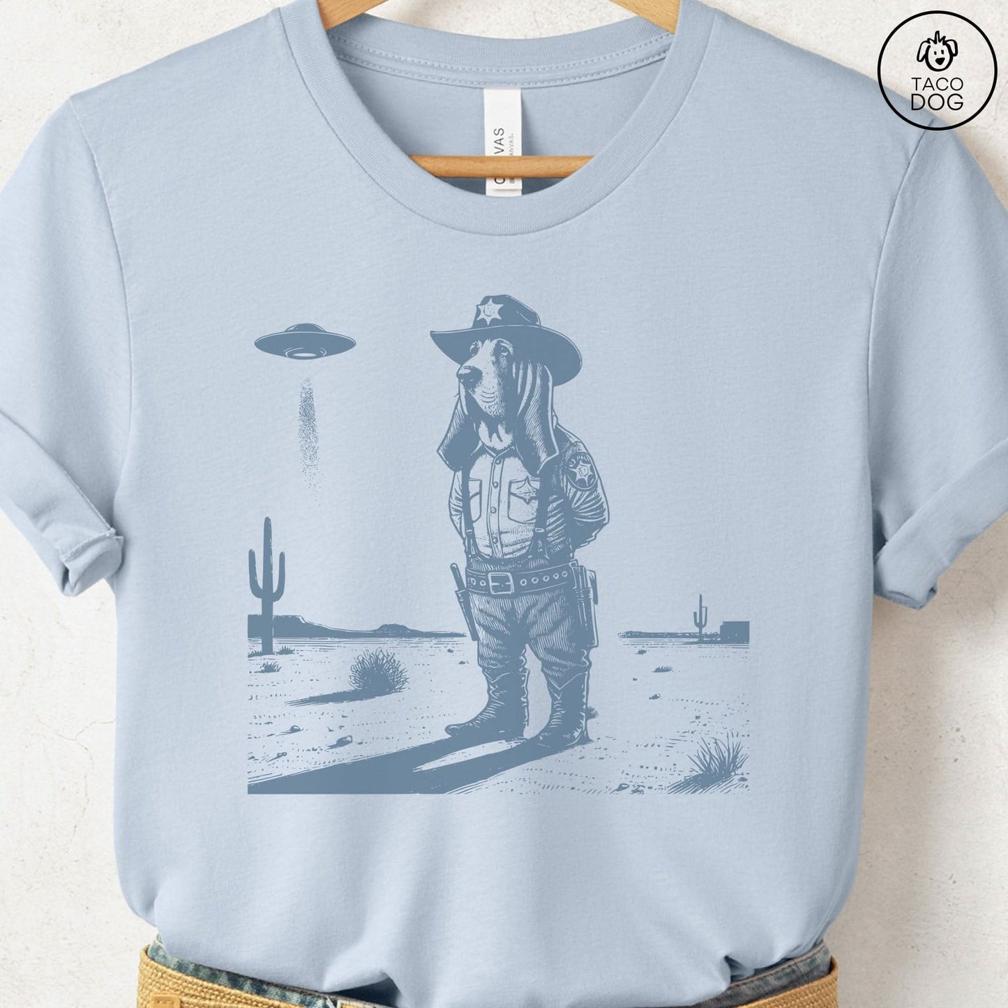 Basset Hound Sheriff T-Shirt