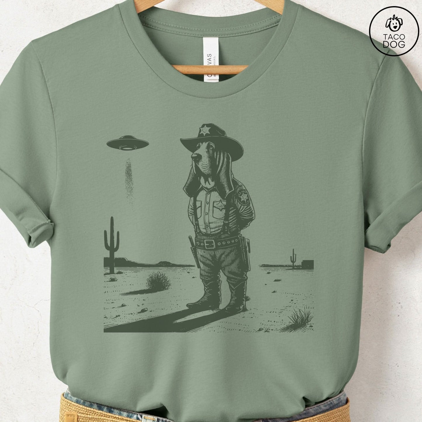 Basset Hound Sheriff T-Shirt