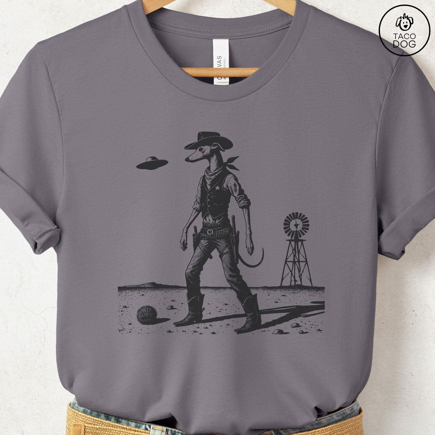 Italian Greyhound Whippet Iggy Sheriff T-Shirt