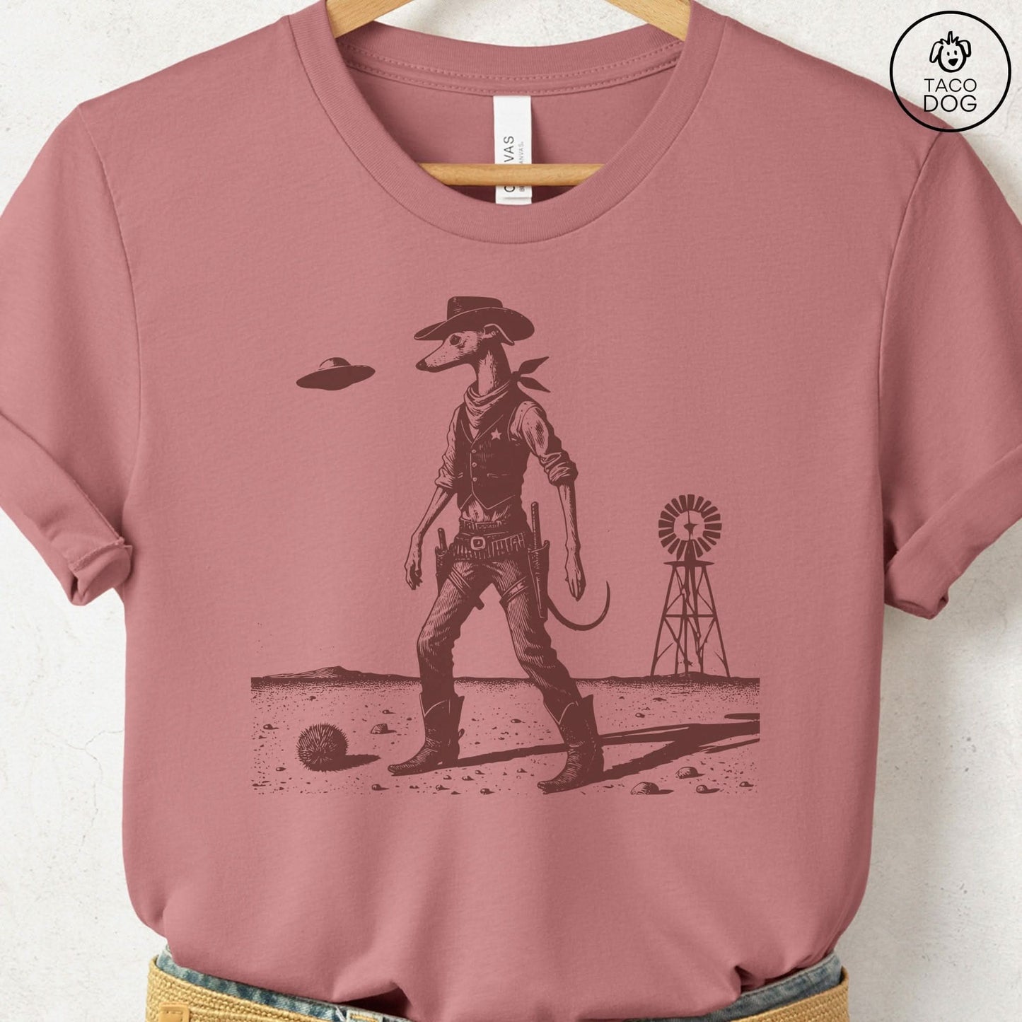 Italian Greyhound Whippet Iggy Sheriff T-Shirt