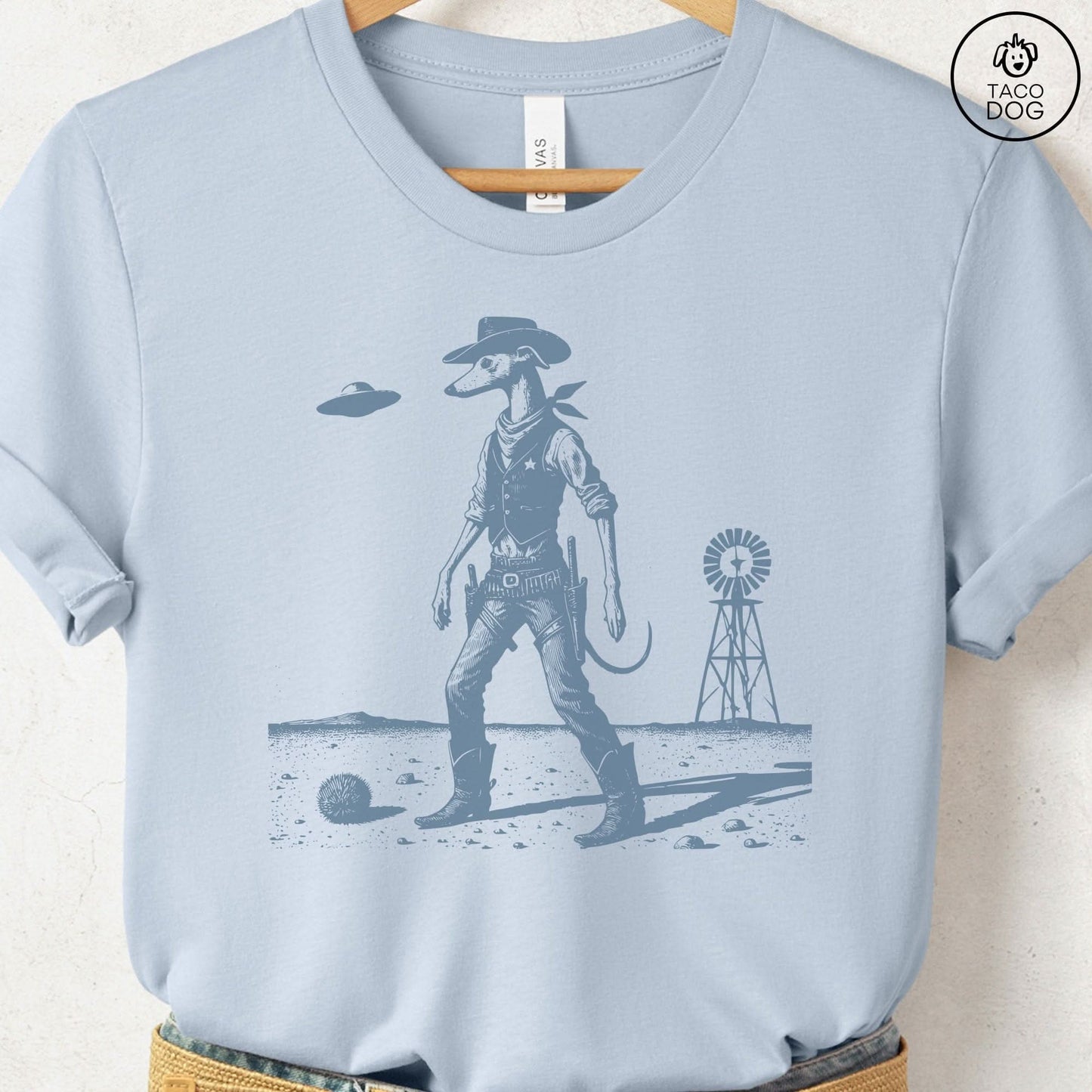 Italian Greyhound Whippet Iggy Sheriff T-Shirt