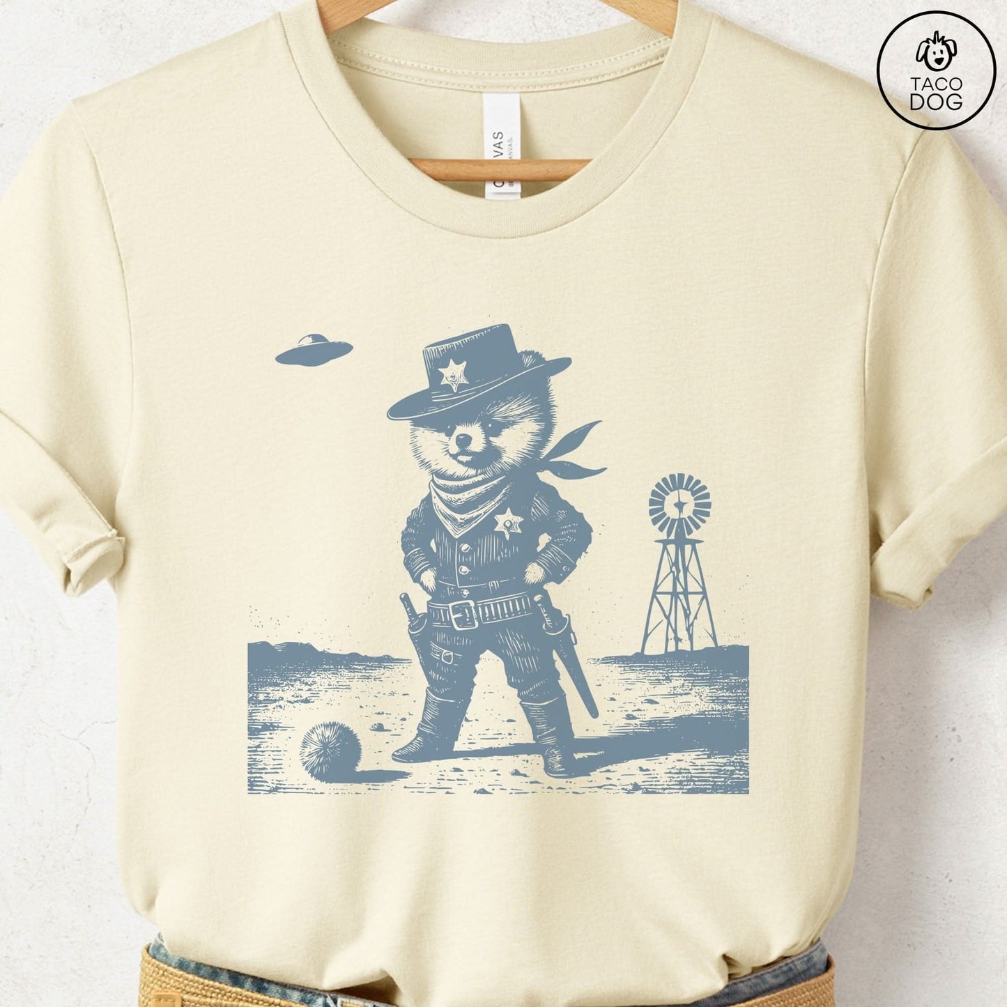 Pomeranian Sheriff T-Shirt