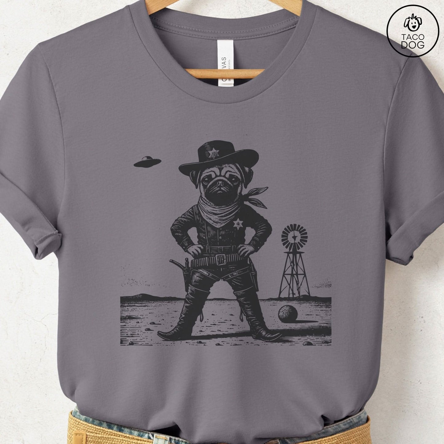 Pug Sheriff T-Shirt