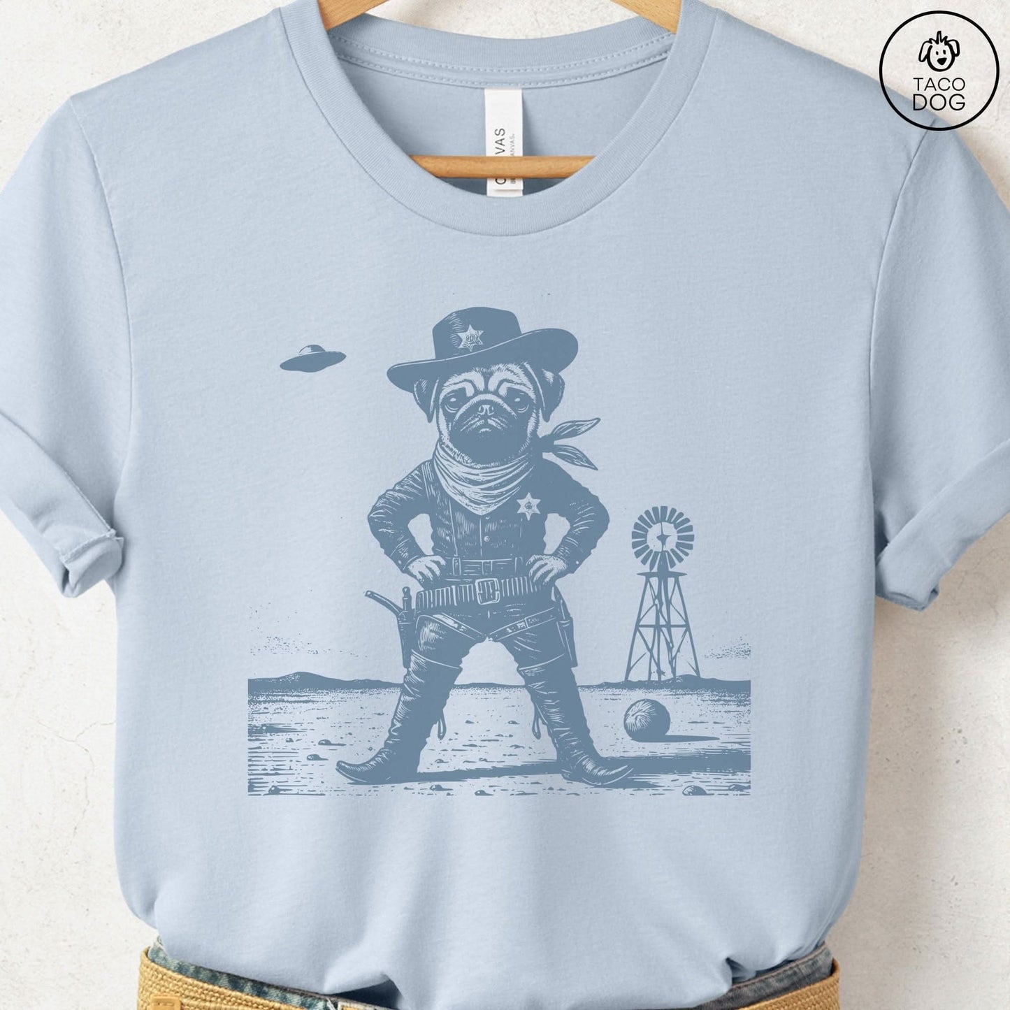 Pug Sheriff T-Shirt