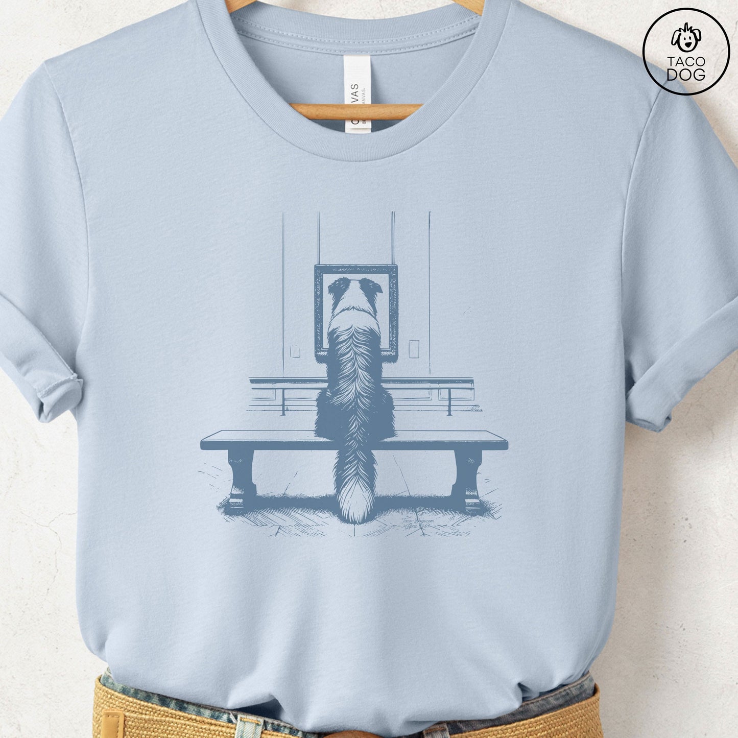 Australian Shepherd Aussie Museum Art Gallery T-Shirt