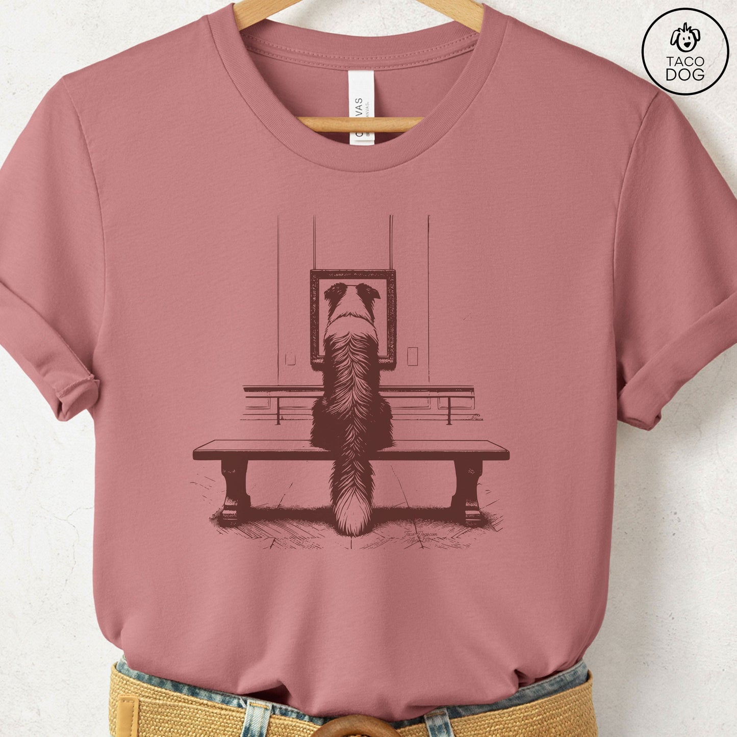 Australian Shepherd Aussie Museum Art Gallery T-Shirt