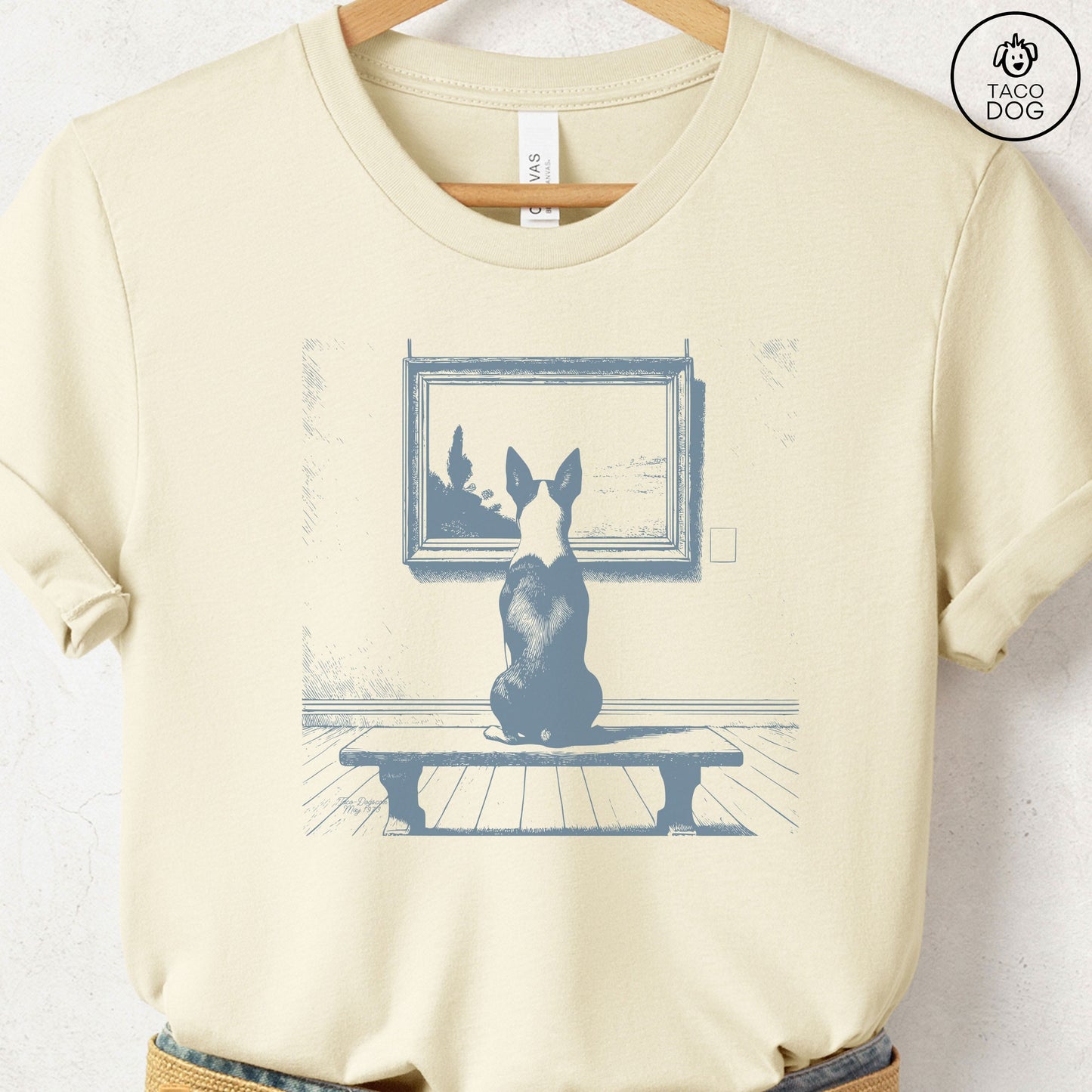 Boston Terrier Museum Art Gallery T-Shirt