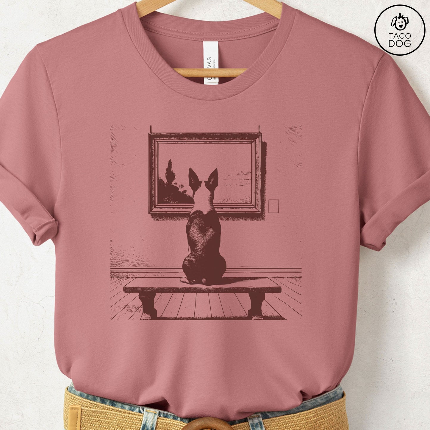 Boston Terrier Museum Art Gallery T-Shirt